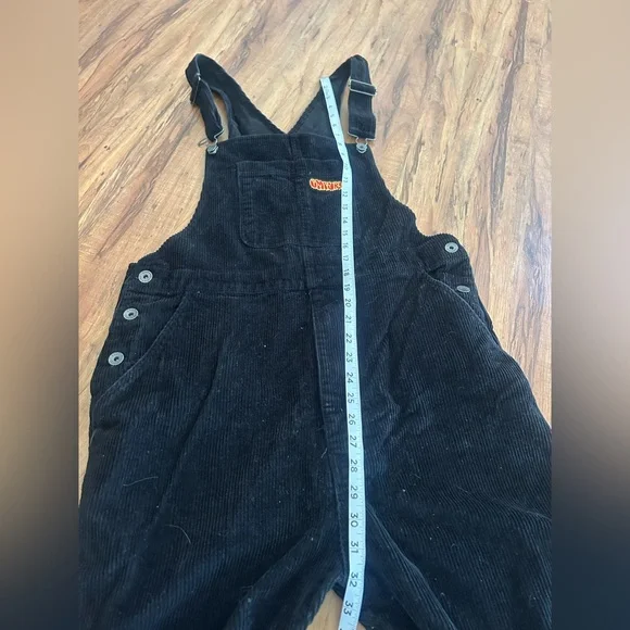 Emprye Relax Corduroy Overalls Black Unisex Size M - Picture 9 of 11